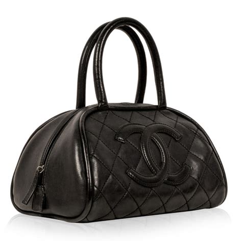 bowling handbag chanel price|Chanel vintage bowler bag.